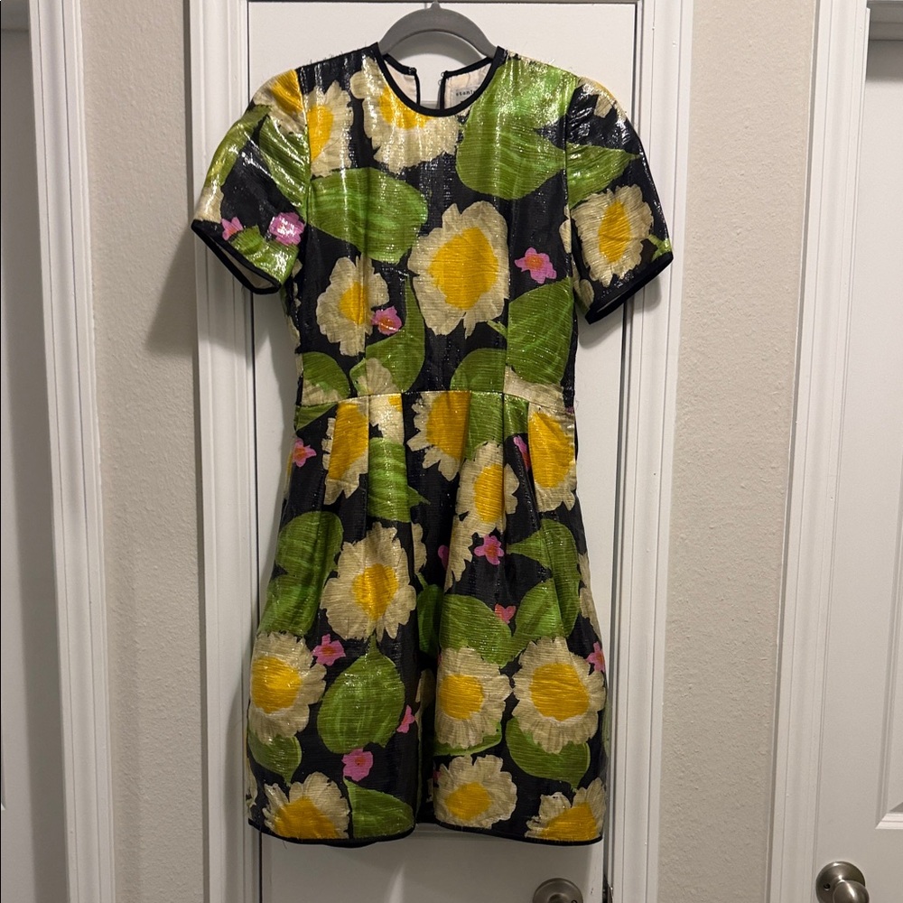 VINTAGE ONE OF A KIND Stanley Platos Martin Ross Floral Dress